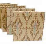 Damask Mini Cards Kraft Mi..